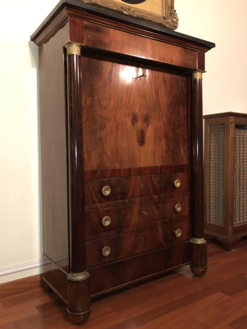 Pamono Antique Empire French Secretaire, 1820s> Secretaires