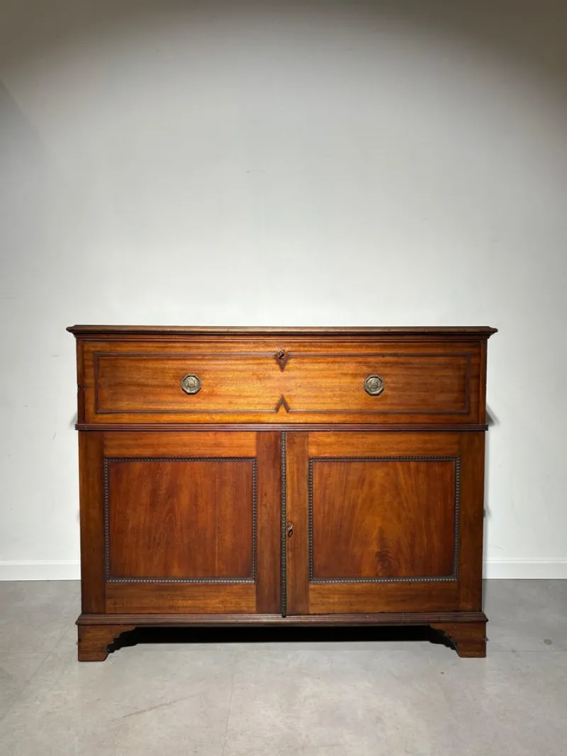 Hot Pamono Antique Empire Secretary in Mahogany