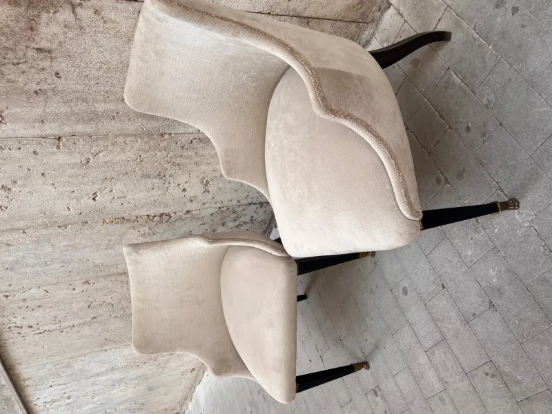 Pamono Antique Empire Style Chairs, 1890s, Set of 2> Lounge Chairs & Armchairs