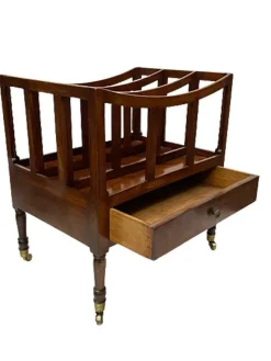 Pamono Antique English Canterbury in Mahogany