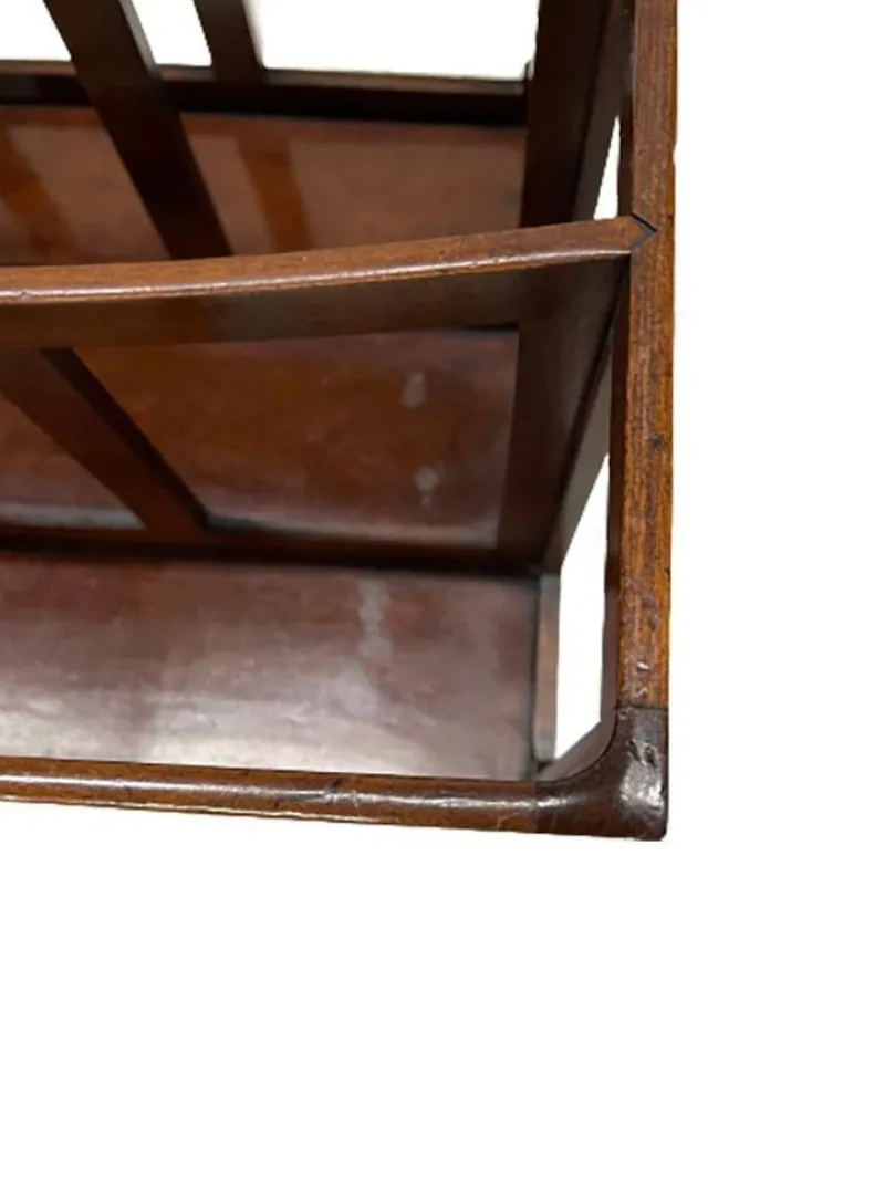 Pamono Antique English Canterbury in Mahogany