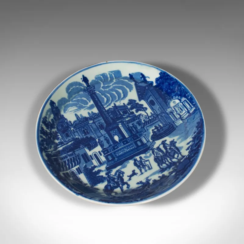 New Pamono Antique English Ceramic Cheese Keeper or Butter Dome, 1900