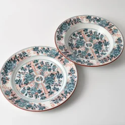 Pamono Antique English Ceramic Plates from Wedgwood, Set of 2><noscript><img width=