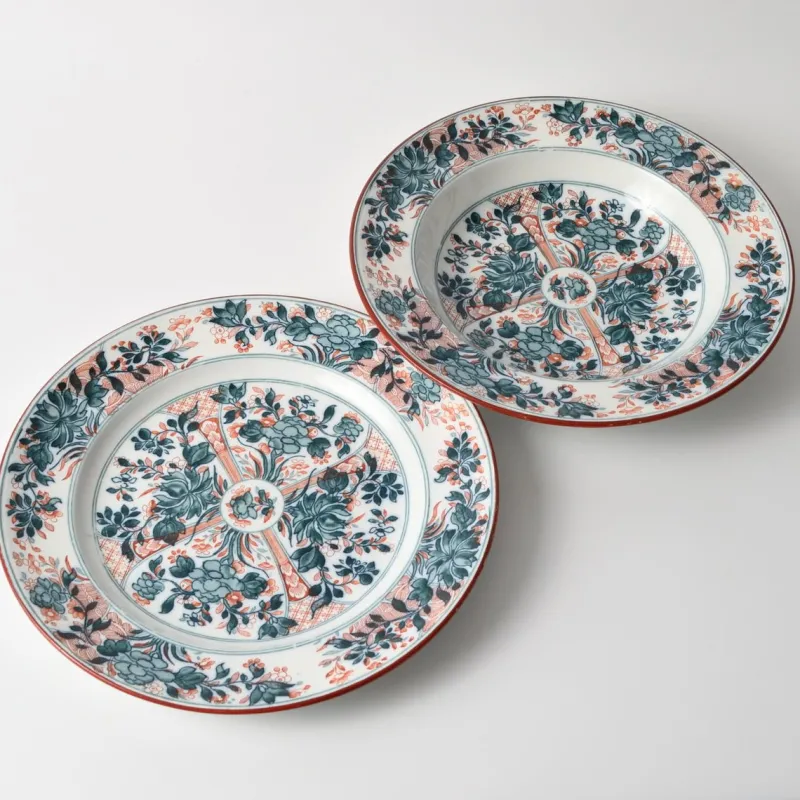 Pamono Antique English Ceramic Plates from Wedgwood, Set of 2> Dinner Plates & Bowls
