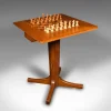 Online Pamono Antique English Chess Table in Oak