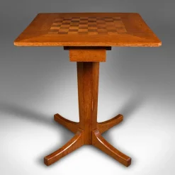 Online Pamono Antique English Chess Table in Oak