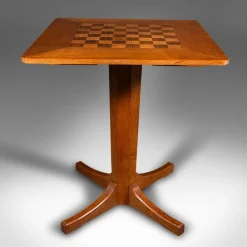 Online Pamono Antique English Chess Table in Oak