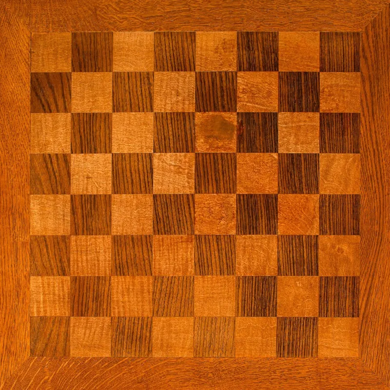 Online Pamono Antique English Chess Table in Oak