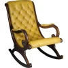 Pamono Antique English Chesterfield Rocking Chair> Rocking Chairs