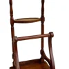 Outlet Pamono Antique English Chippendale Hardwood Valet Stand with One Drawer, 1890s
