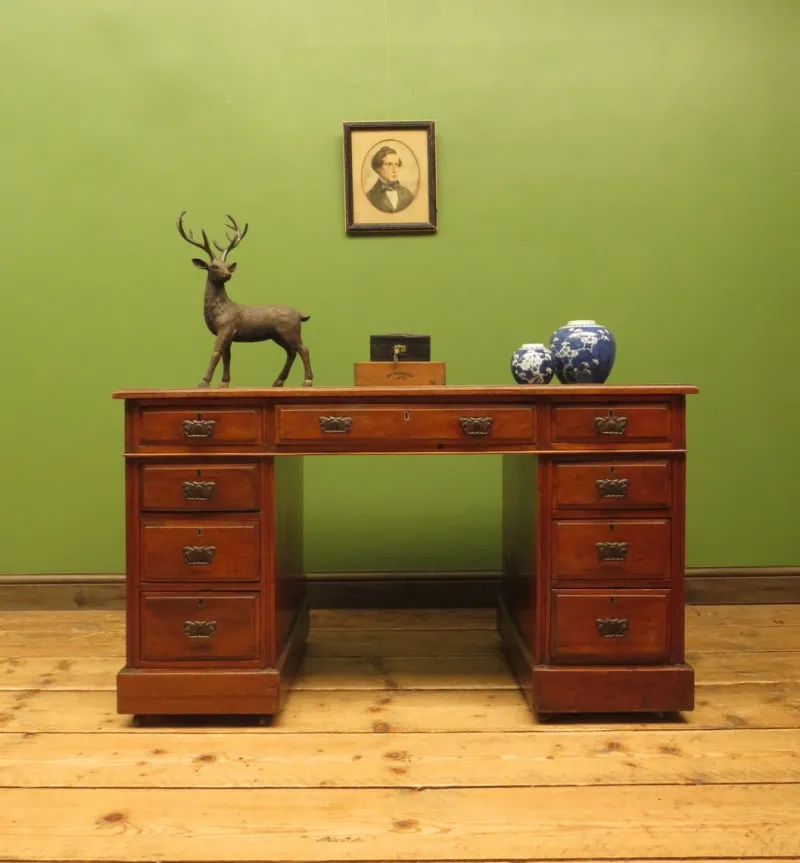 Pamono Antique English Desk, 1890s> Desks