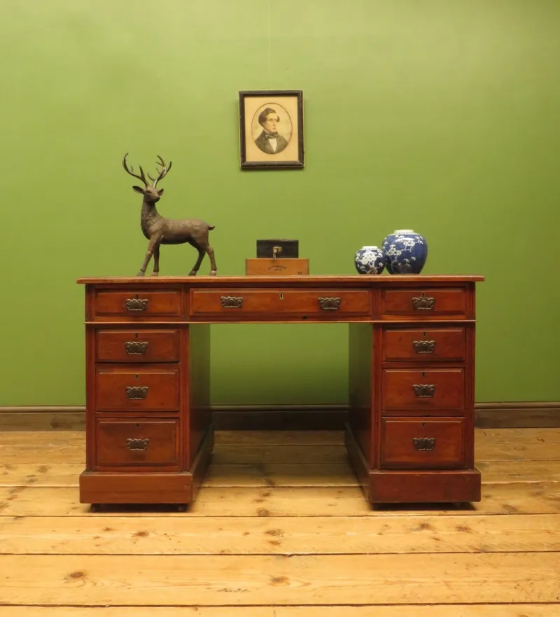 Pamono Antique English Desk, 1890s> Desks