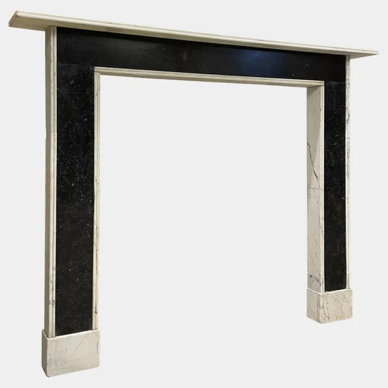 Discount Pamono Antique English Fireplace Mantel in Marble
