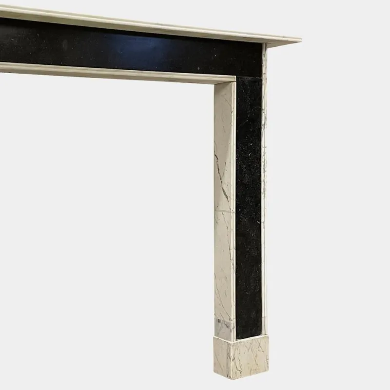 Discount Pamono Antique English Fireplace Mantel in Marble