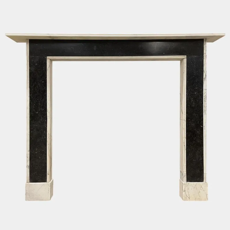 Discount Pamono Antique English Fireplace Mantel in Marble