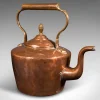 Pamono Antique English Fireside Kettle in Copper, 1880> Coffee & Tea Service