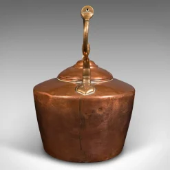 Pamono Antique English Fireside Kettle in Copper, 1880><noscript><img width=