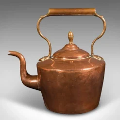 Pamono Antique English Fireside Kettle in Copper, 1880><noscript><img width=