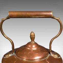 Pamono Antique English Fireside Kettle in Copper, 1880><noscript><img width=