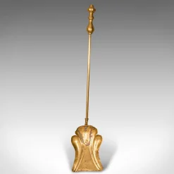 Pamono Antique English Fireside Tools in Brass, Set of 3><noscript><img width=