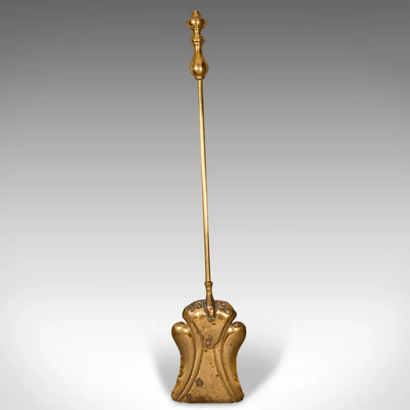 Pamono Antique English Fireside Tools in Brass, Set of 3> Fireplaces And Mantels