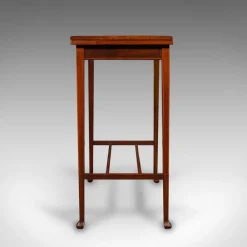 Online Pamono Antique English Fold Over Games Table in Walnut, 1890s