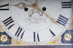 New Pamono Antique English Grandfather Clock in Mahogany, 18th Century