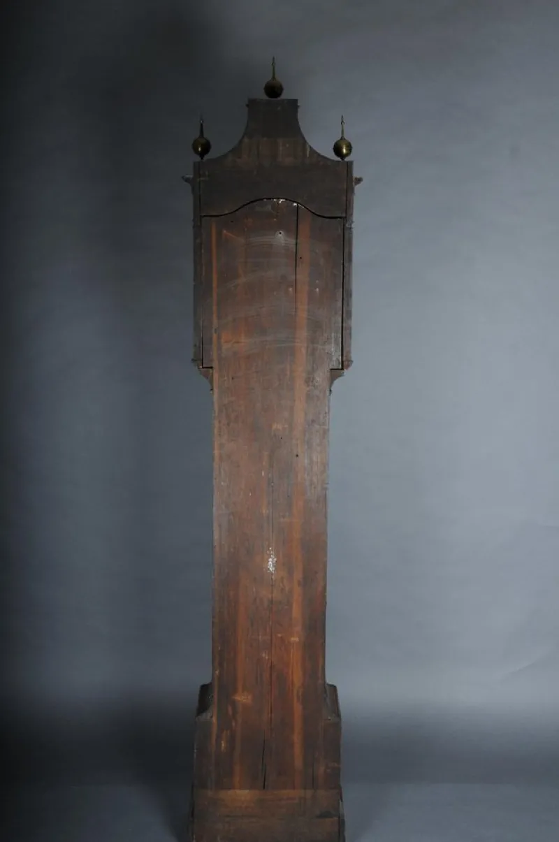 Hot Pamono Antique English Grandfather Clock in Mahogany, 18th Century