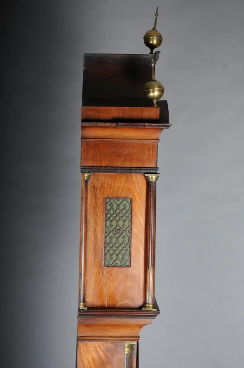 Hot Pamono Antique English Grandfather Clock in Mahogany, 18th Century