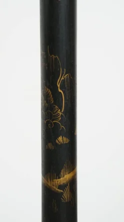 New Pamono Antique English Japanese Style Standing Lamp with Painting Work, Early 1900s