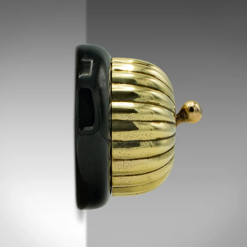Pamono Antique English Light Switch in Brass, 1920> Architectural Elements