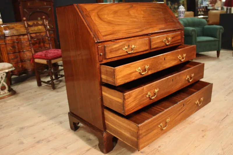 Pamono Antique English Mahogany Secretaire> Secretaires