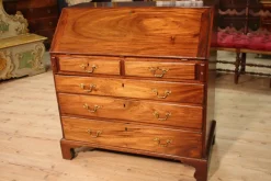Pamono Antique English Mahogany Secretaire><noscript><img width=