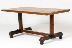 Online Pamono Antique English Oak Console Table, 1800s
