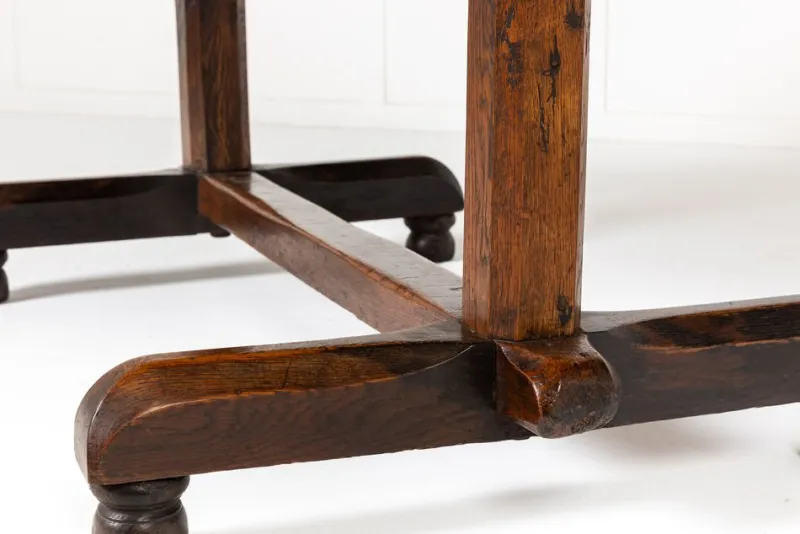 Online Pamono Antique English Oak Console Table, 1800s