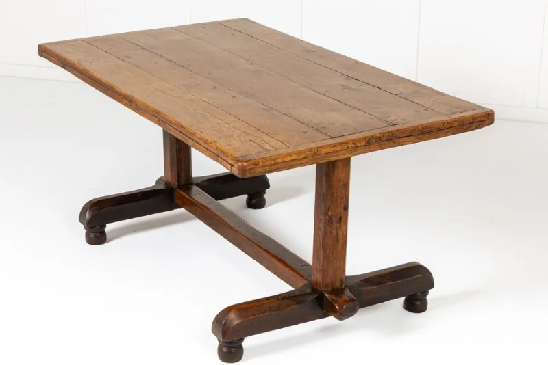Online Pamono Antique English Oak Console Table, 1800s
