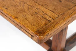 Online Pamono Antique English Oak Console Table, 1800s