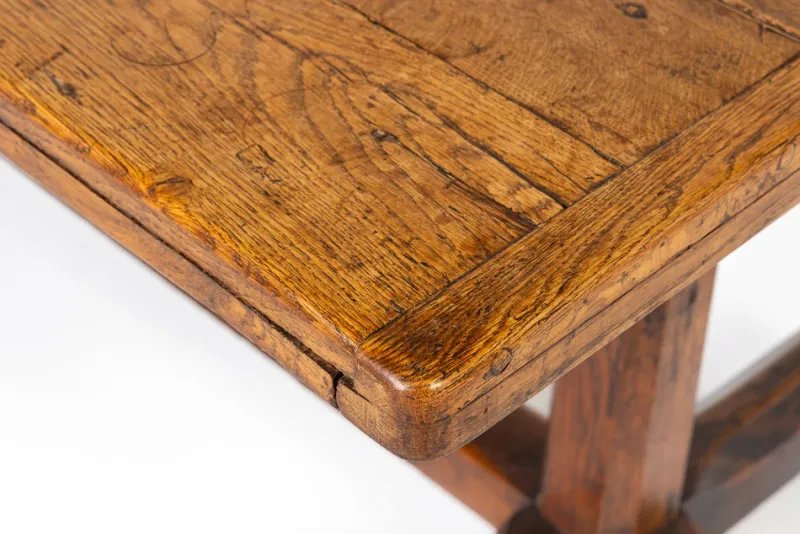 Online Pamono Antique English Oak Console Table, 1800s