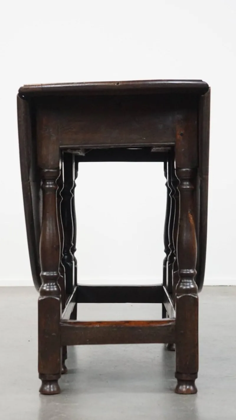 Pamono Antique English Oak Gateleg Table> Dining Tables & Sets