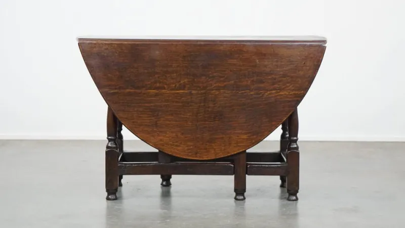Pamono Antique English Oak Gateleg Table> Dining Tables & Sets