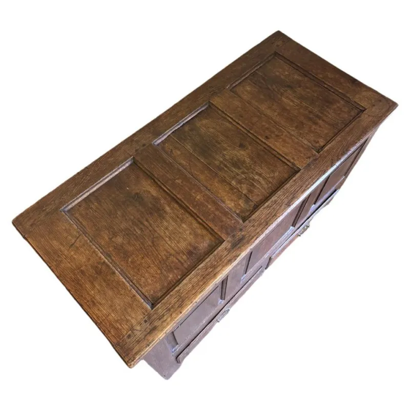 Discount Pamono Antique English Oak Mule Chest, 1700s