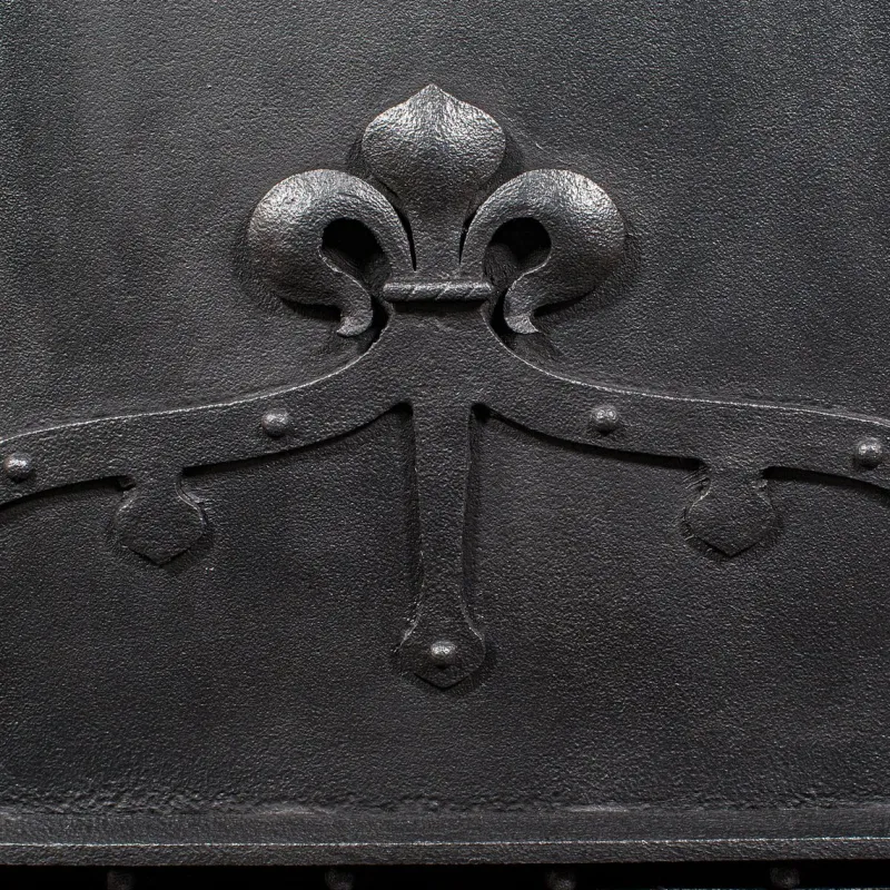 Pamono Antique English Open Hearth Fireplace, 1900, Set of 3> Fireplaces And Mantels