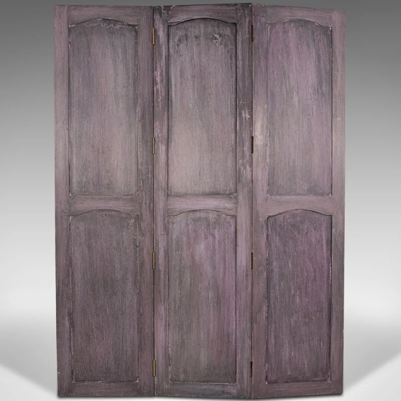 Online Pamono Antique English Privacy Screen Room Divider, 1890s