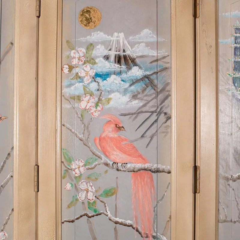 Online Pamono Antique English Privacy Screen Room Divider, 1890s