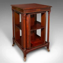 Online Pamono Antique English Rotary Bookcase, 1910