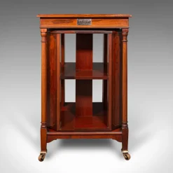 Online Pamono Antique English Rotary Bookcase, 1910