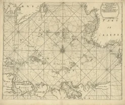 Clearance Pamono Antique English Seachart of Bali, 1711