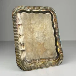 Pamono Antique English Silver Plated Glasses and Tray, 1890s, Set of 8><noscript><img width=