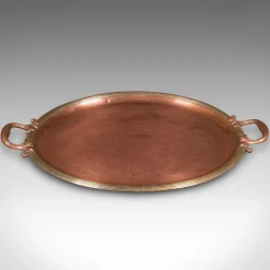 New Pamono Antique English Tray in Copper and Bronze
