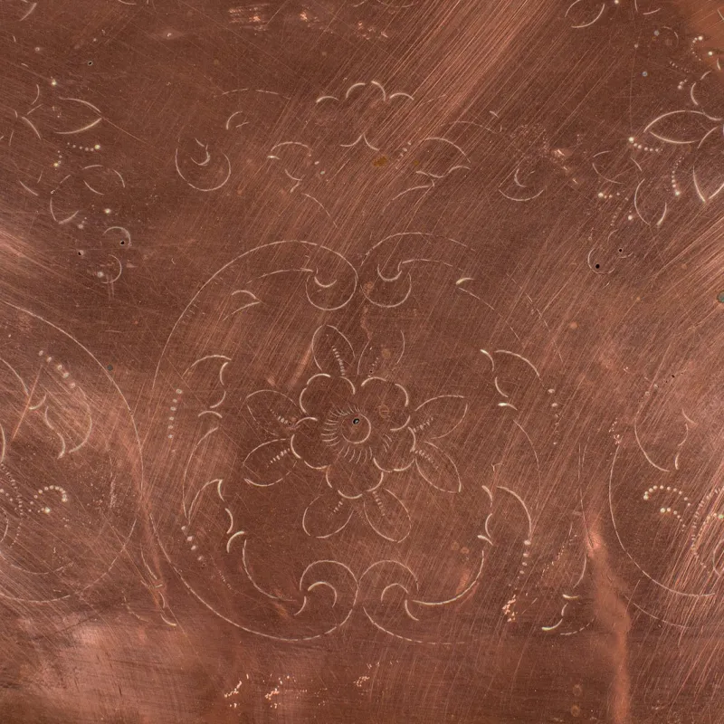 New Pamono Antique English Tray in Copper and Bronze